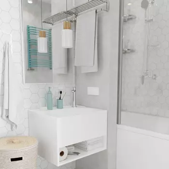 Мебель для ванной 1MarKa Naomi 60х50 белый глянец