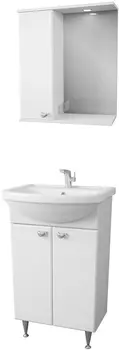 Мебель для ванной 1MarKa Story 45Н белый глянец