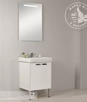 Мебель для ванной Акватон Йорк 60 белый/выбеленное дерево