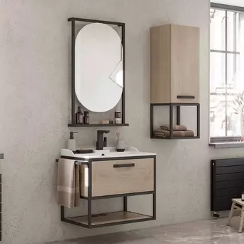 Мебель для ванной Акватон Лофт Фабрик 65 дуб эндгрейн