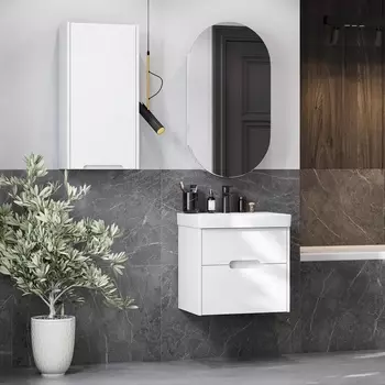 Мебель для ванной Акватон Оливия 55 белая матовая