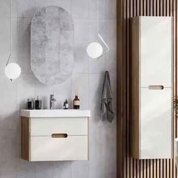 Мебель для ванной Акватон Оливия 70 бежевый/дуб велл