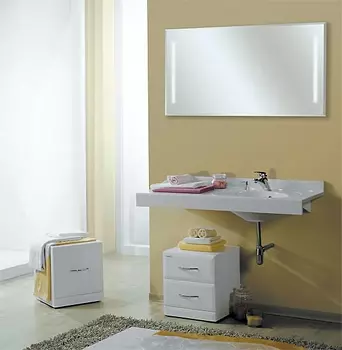 Мебель для ванной Акватон Отель 120 правая