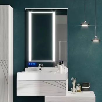 Мебель для ванной Акватон Сакура 80 L, ольха наварра, белая