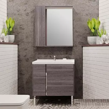 Мебель для ванной Акватон Стоун 80 грецкий орех