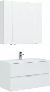 Мебель для ванной Aquanet Алвита 90 белая