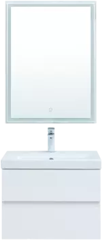 Мебель для ванной Aquanet Беркли 60 белая глянцевая