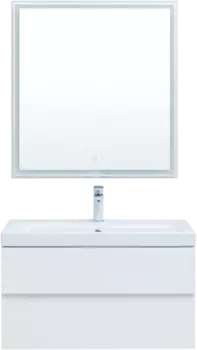 Мебель для ванной Aquanet Беркли 80 белая глянцевая