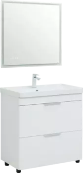 Мебель для ванной Aquanet Ирис new 70 напольная, 2 ящика