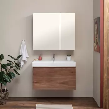 Мебель для ванной Aquanet Йорк 85 орех