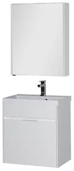 Мебель для ванной Aquanet Латина 60 1 ящик белая