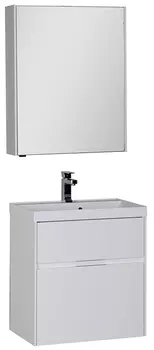 Мебель для ванной Aquanet Латина 60 2 ящика белая