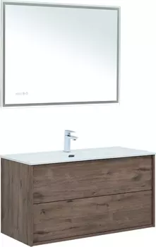 Мебель для ванной Aquanet Lino 100 дуб веллингтон