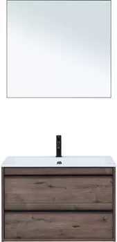 Мебель для ванной Aquanet Lino 80 дуб веллингтон