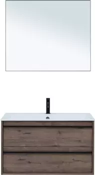 Мебель для ванной Aquanet Lino 90 дуб веллингтон
