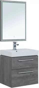 Мебель для ванной Aquanet Nova 60 2 ящика, дуб рошелье