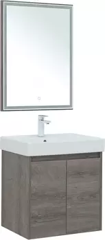 Мебель для ванной Aquanet Nova Lite 60 дуб рошелье, с дверками