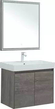 Мебель для ванной Aquanet Nova Lite 75 дуб рошелье, с дверками