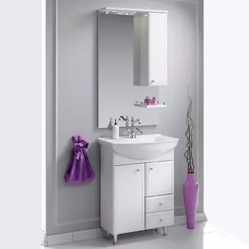 Мебель для ванной Aqwella Барселона люкс Барселона Люкс 65 с бельевой корзиной