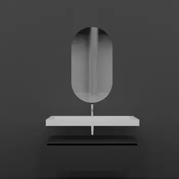 Мебель для ванной Armadi Art Flat 120 подвесная, антрацит матовый