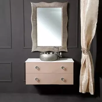 Мебель для ванной Armadi Art NeoArt 100 капучино с ручками Crystal хром