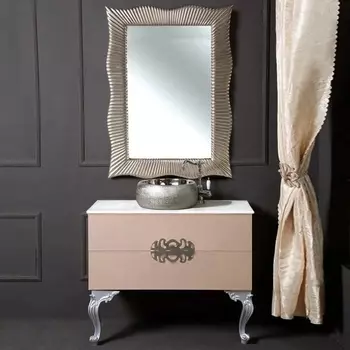 Мебель для ванной Armadi Art NeoArt 100 капучино с ручками Ajur хром, с ножками