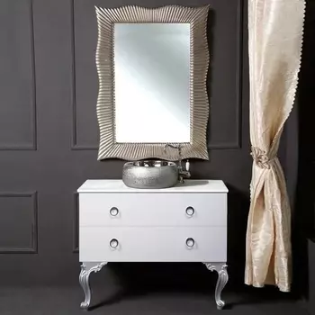 Мебель для ванной Armadi Art NeoArt 100 белая с ручками Monn хром, с ножками