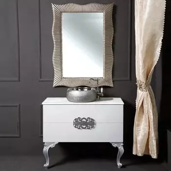 Мебель для ванной Armadi Art NeoArt 100 белая с ручками Ajur хром, с ножками