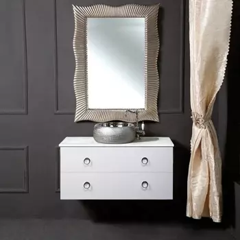 Мебель для ванной Armadi Art NeoArt 100 белая с ручками Monn хром