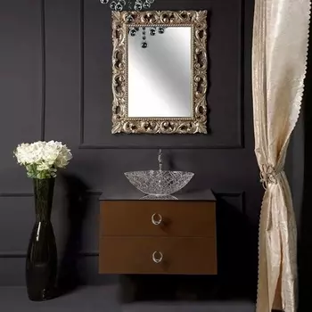 Мебель для ванной Armadi Art NeoArt 80, шоколад с ручками Drop хром