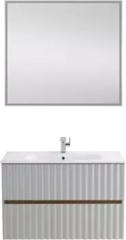 Мебель для ванной Art&Max Elegant 90 светло-серая