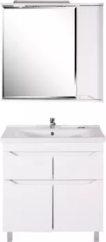 Мебель для ванной ASB-Mebel Бари 80-2.2 белая