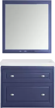 Мебель для ванной ASB-Woodline Кастелло 80 подвесная, пейна