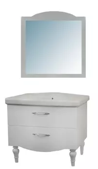 Мебель для ванной Azario Luxury 95 белая CS00058285+CS00060472