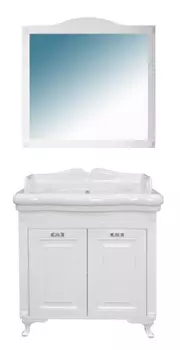 Мебель для ванной Azario Magnolia 90 белая CS00069429+CS00069387