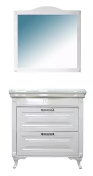 Мебель для ванной Azario Magnolia 90 белая CS00069948+CS00069387