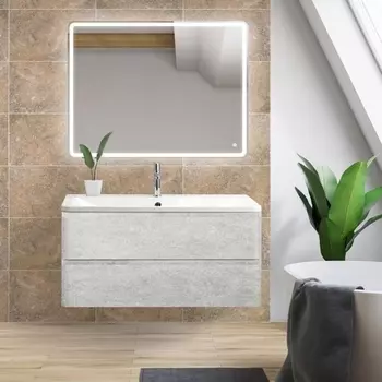 Мебель для ванной BelBagno Albano 100 cemento verona grigio