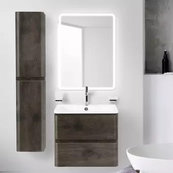 Мебель для ванной BelBagno Albano 60 подвесная, rovere nature grigio