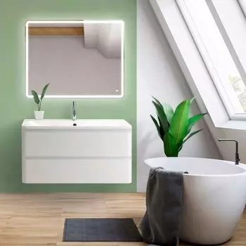 Мебель для ванной BelBagno Albano 80 bianco lucido