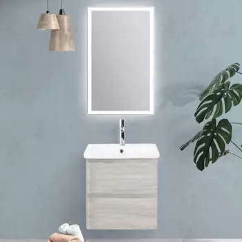 Мебель для ванной BelBagno Albano-Cer 50 подвесная, rovere vintage bianco