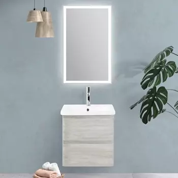 Мебель для ванной BelBagno Albano-Cer 60 подвесная, rovere vintage bianco