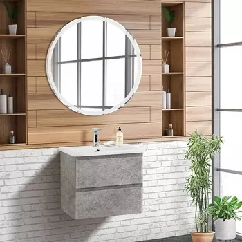 Мебель для ванной BelBagno Albano-Cer 60 подвесная, cemento verona grigio