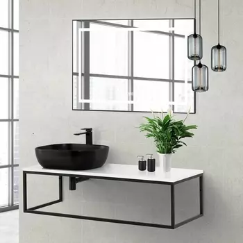 Мебель для ванной BelBagno Etna Kraft 120 столешница EK-120-AS-BL-L