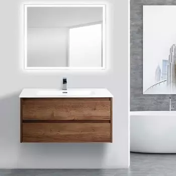 Мебель для ванной BelBagno Kraft 100 rovere tabacco