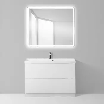 Мебель для ванной BelBagno Marino 90 bianco lucido, напольная