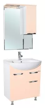 Мебель для ванной Bellezza Альфа 65 бежевая с ящиком