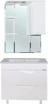 Мебель для ванной Bellezza Эйфория 85 белая