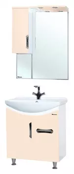 Мебель для ванной Bellezza Лагуна 65 с ящиком, бежевая