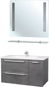 Мебель для ванной Bellezza Луиджи 100 серая