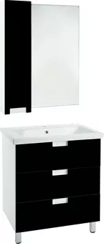 Мебель для ванной Bellezza Пегас 60 напольная, черная